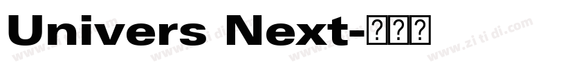 Univers Next字体转换